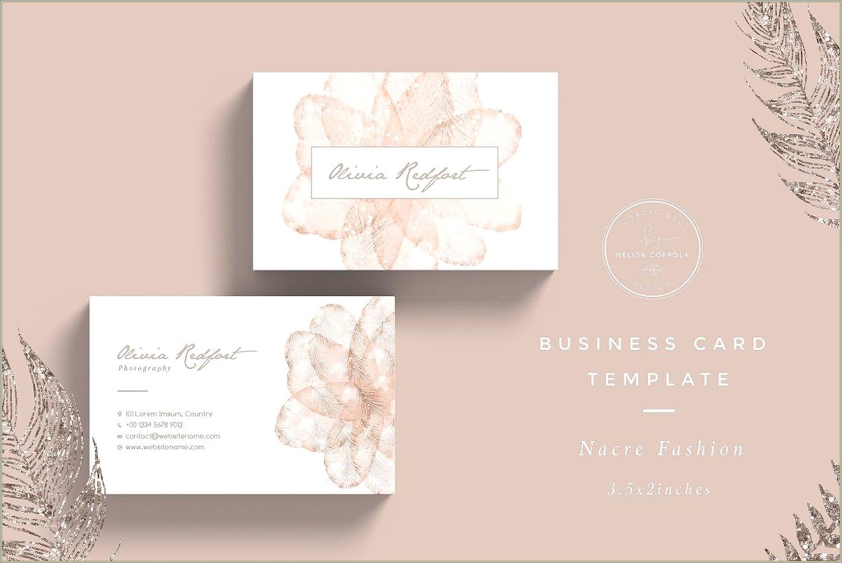 Free Fashion Business Card Psd Template