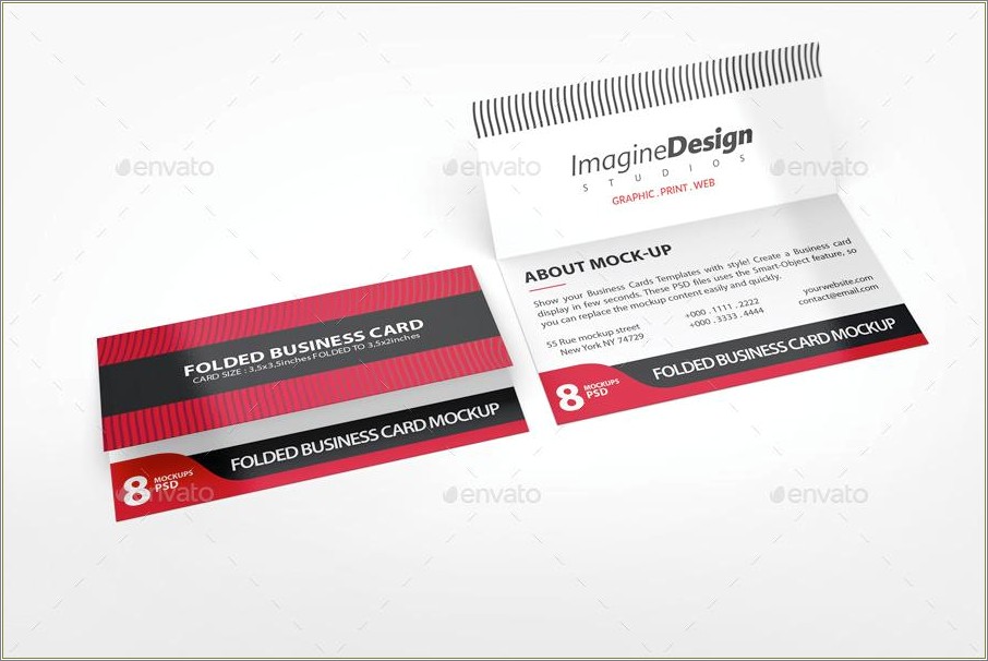 Free Fold Over Business Card Template