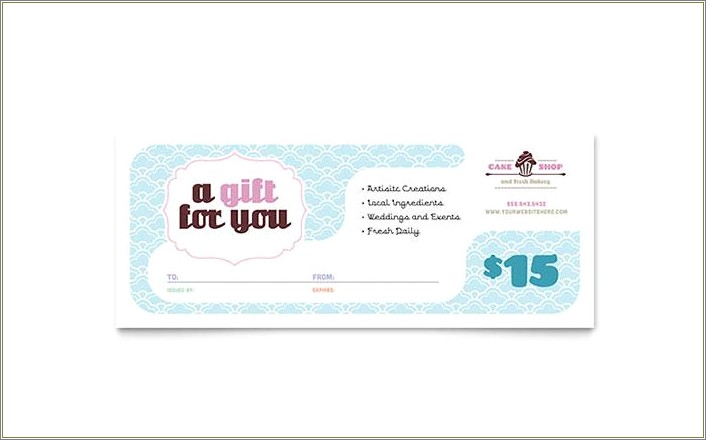 Free Gift Certificate Template Microsoft Compatible