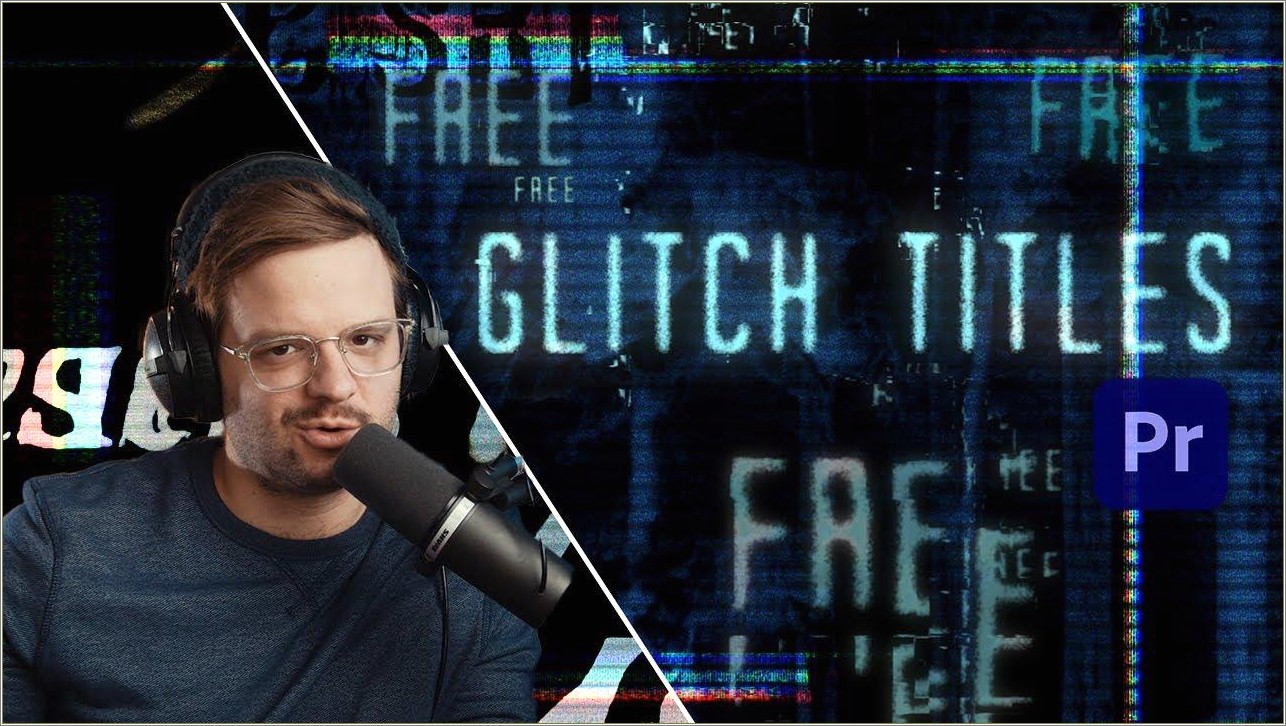 Free Glitch Titles Template Premiere Pro