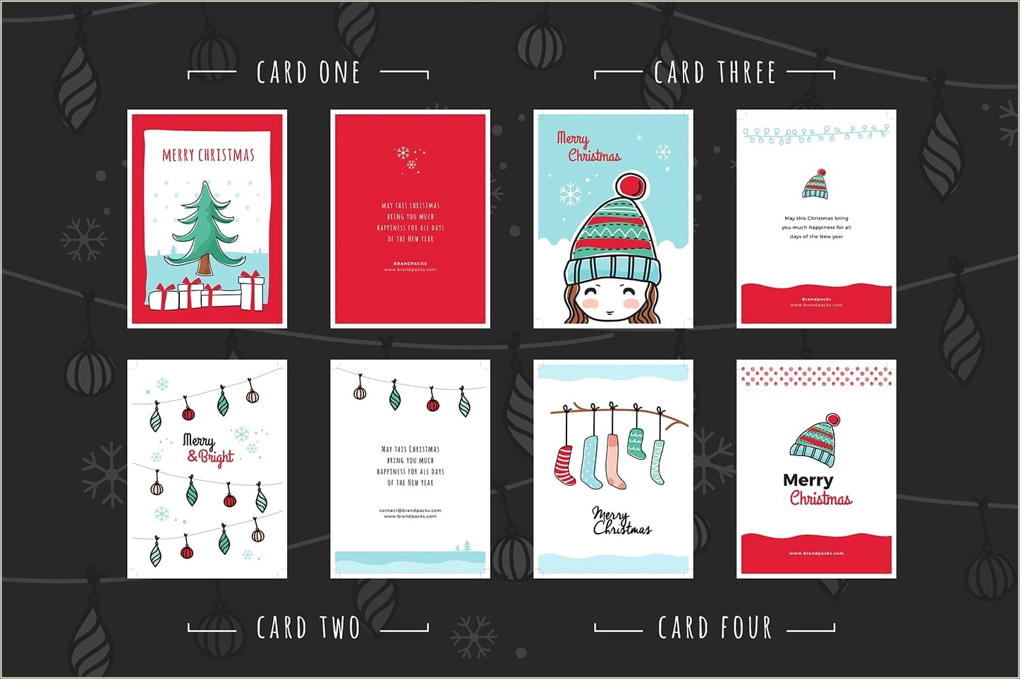 Free Greeting Card Template For Illustrator