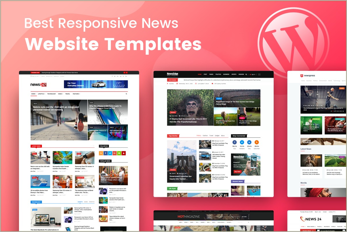 Free Html 5 Template For News