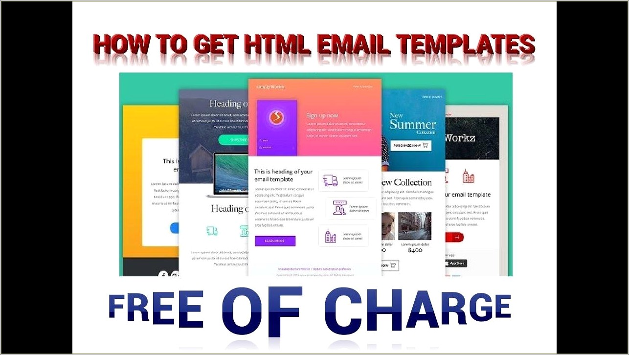 Free Html Email Templates Without Images