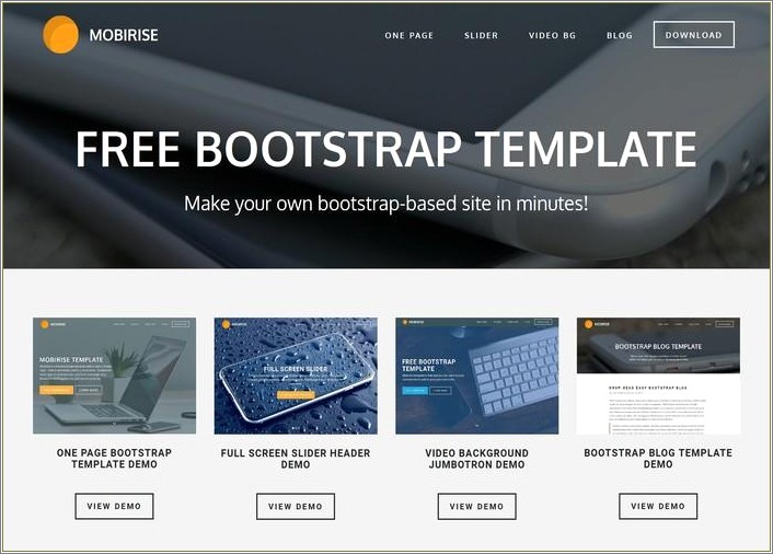 Free Html Templates Download With Slider