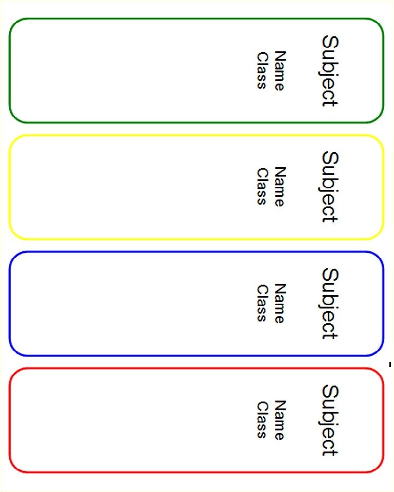 Free Label Templates For File Folders