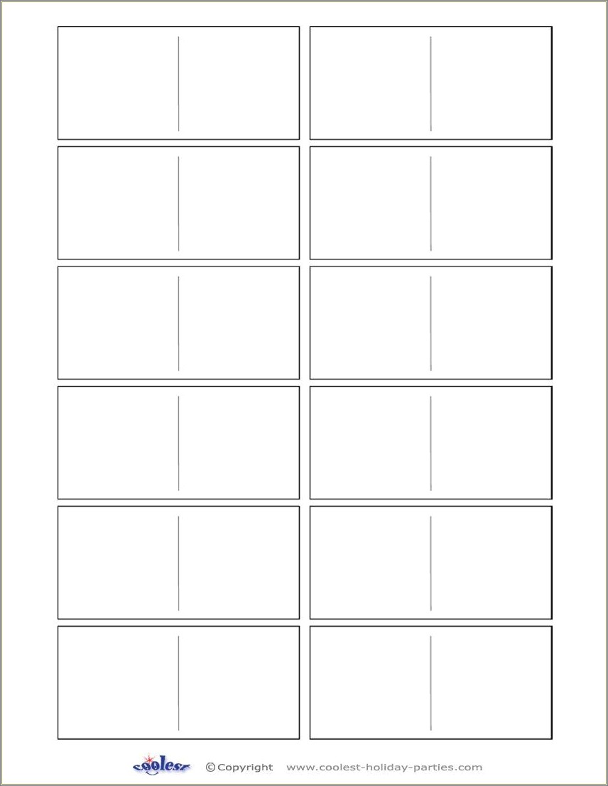 Free Large Blank Printable Domino Template