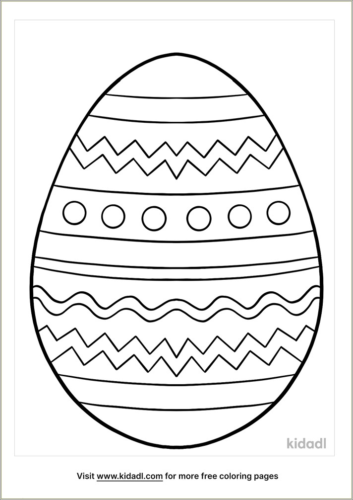 Free Large Easter Egg Template Printable