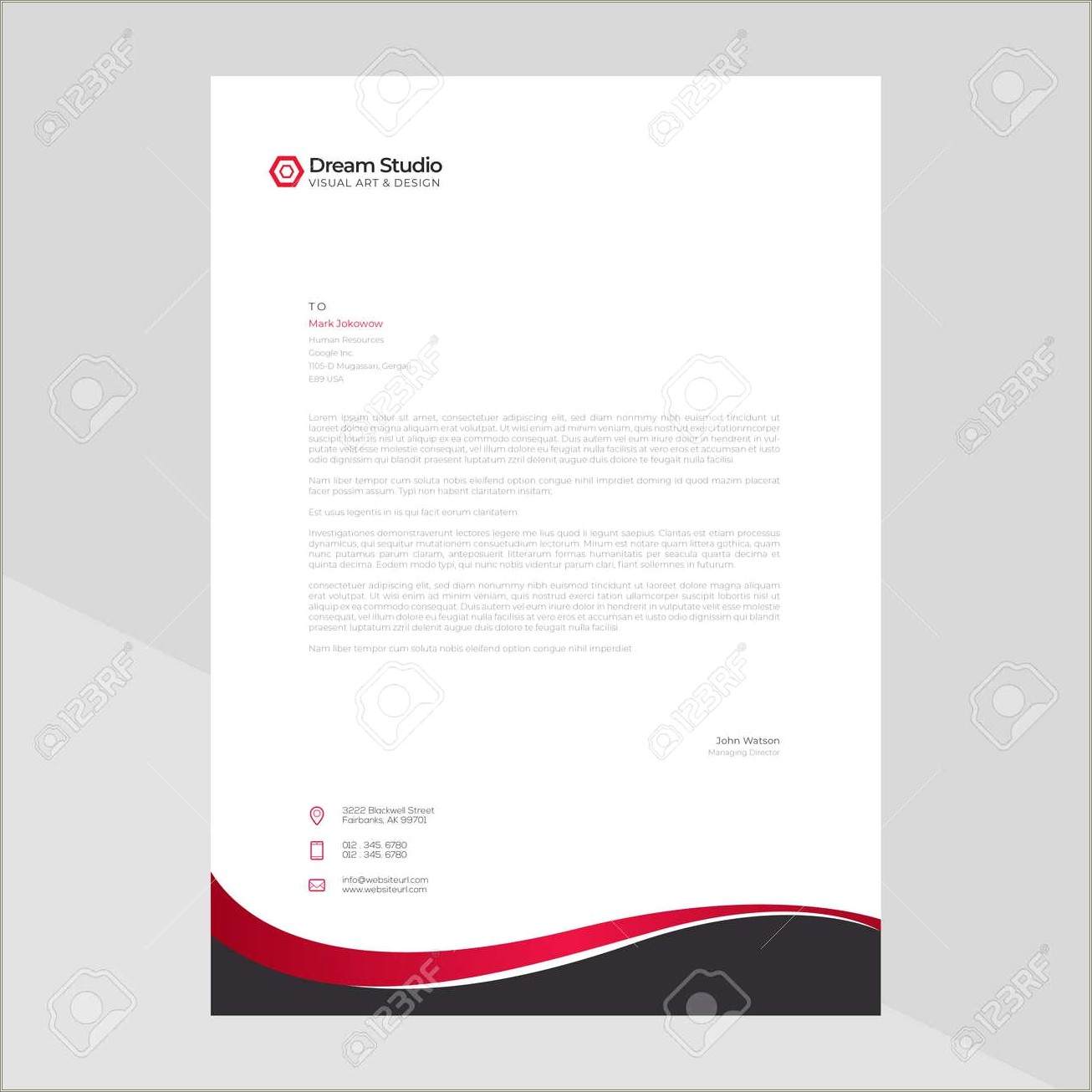 Free Letterhead Template For Security Company