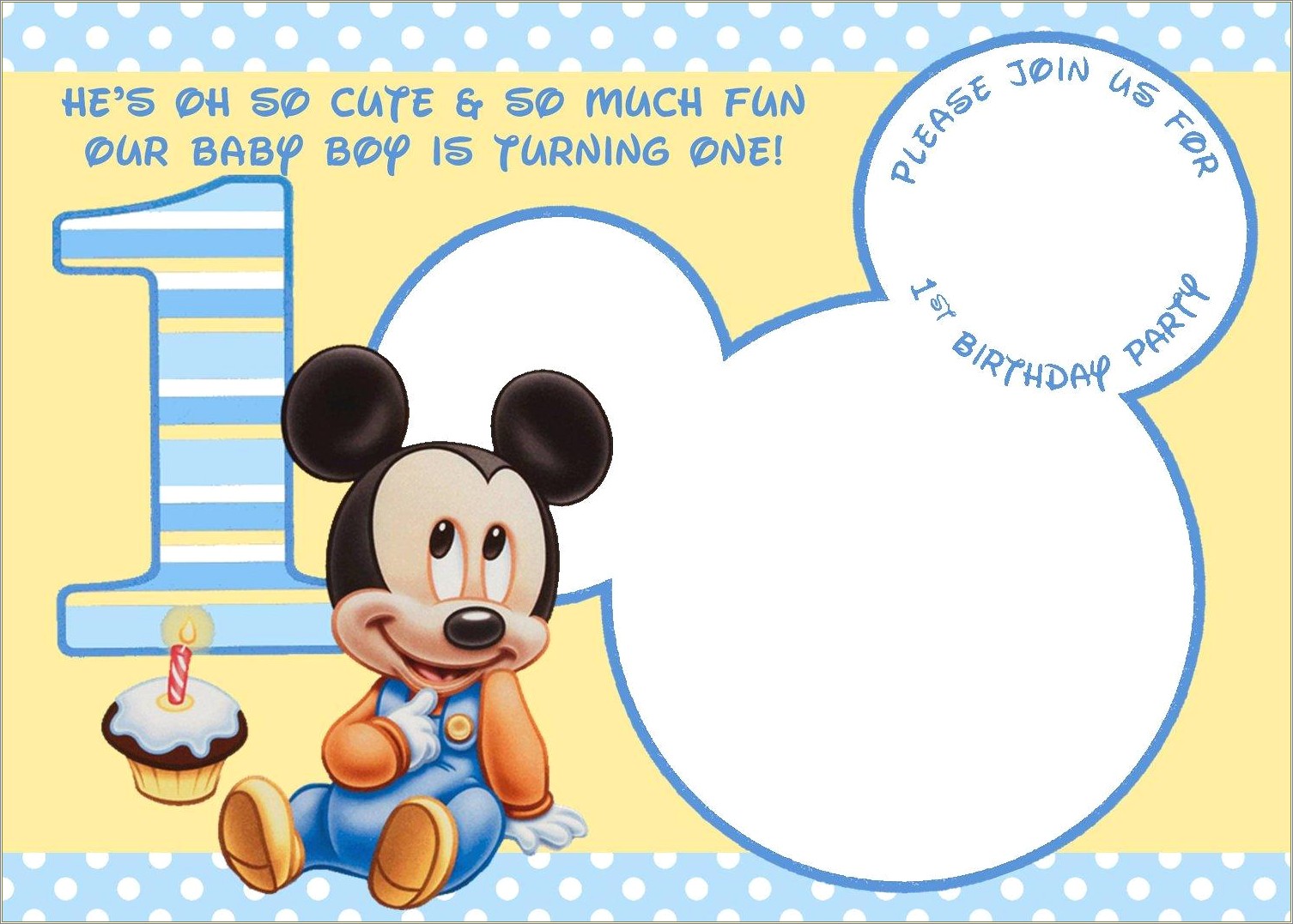 Free Mickey Mouse Address Label Template