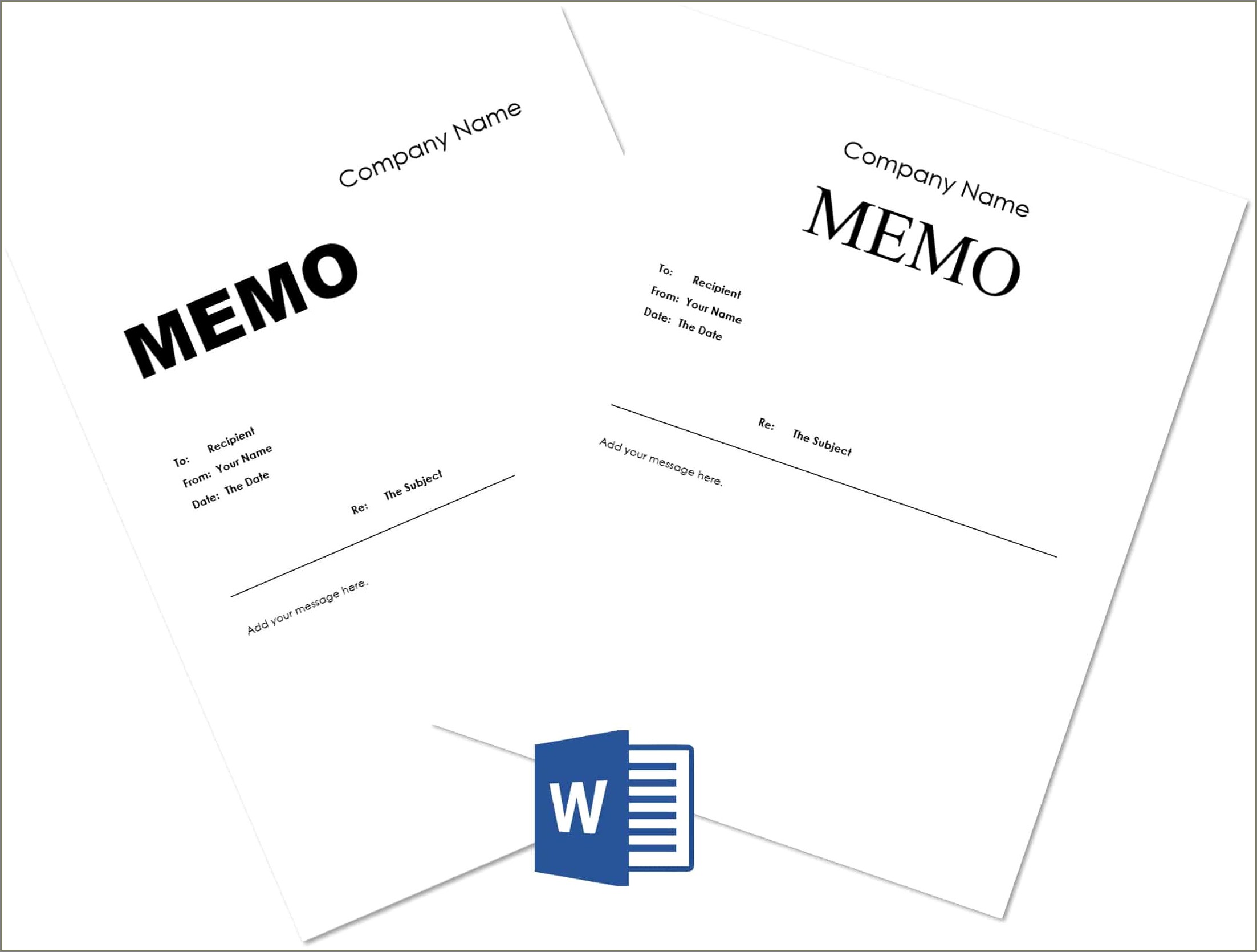 Free Microsoft Memo Templates For Word