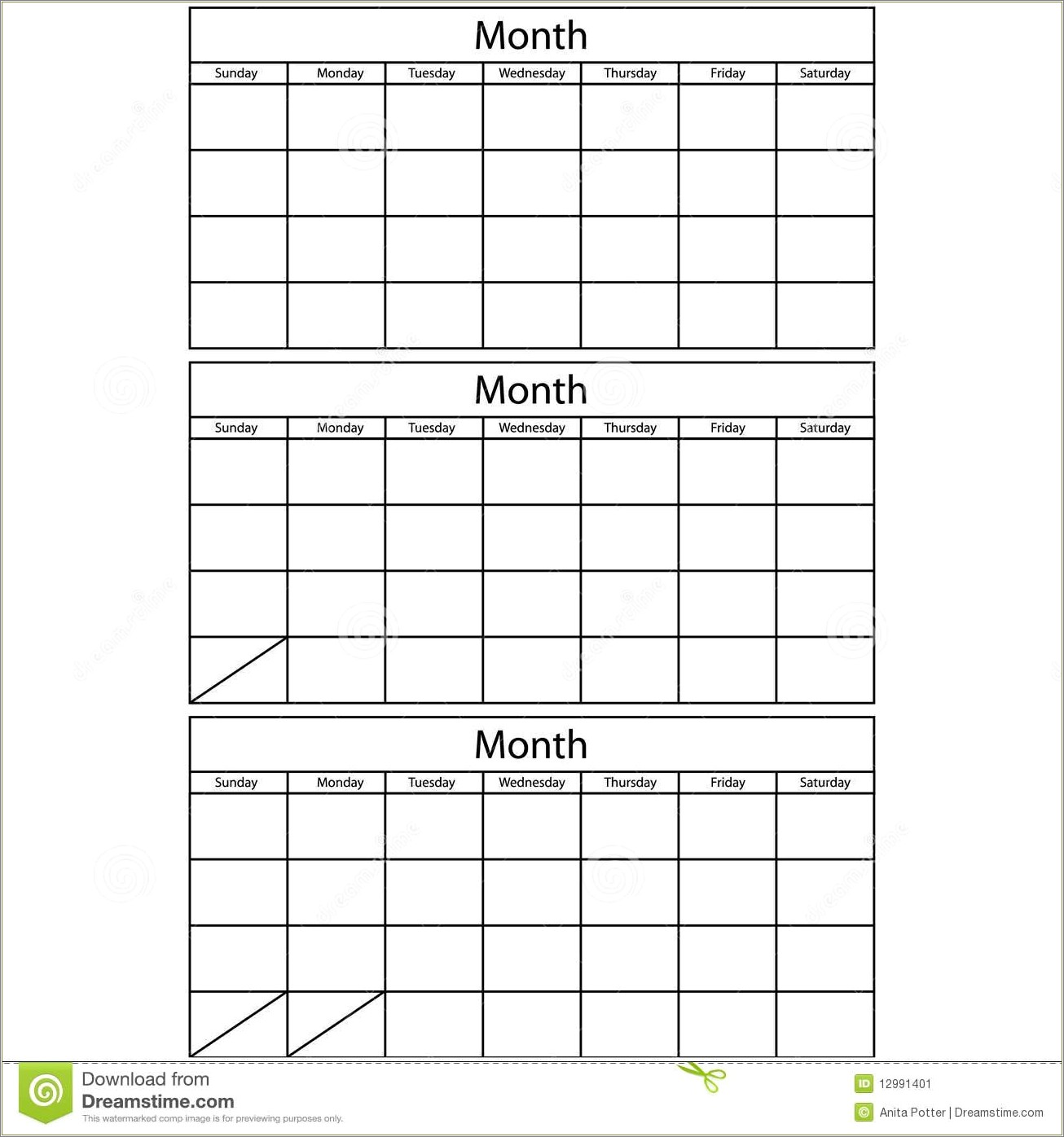 Free Monthly Word Calendar Template 2017