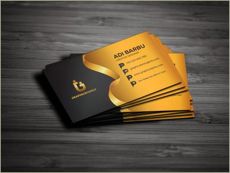 Free One Page Business Card Template