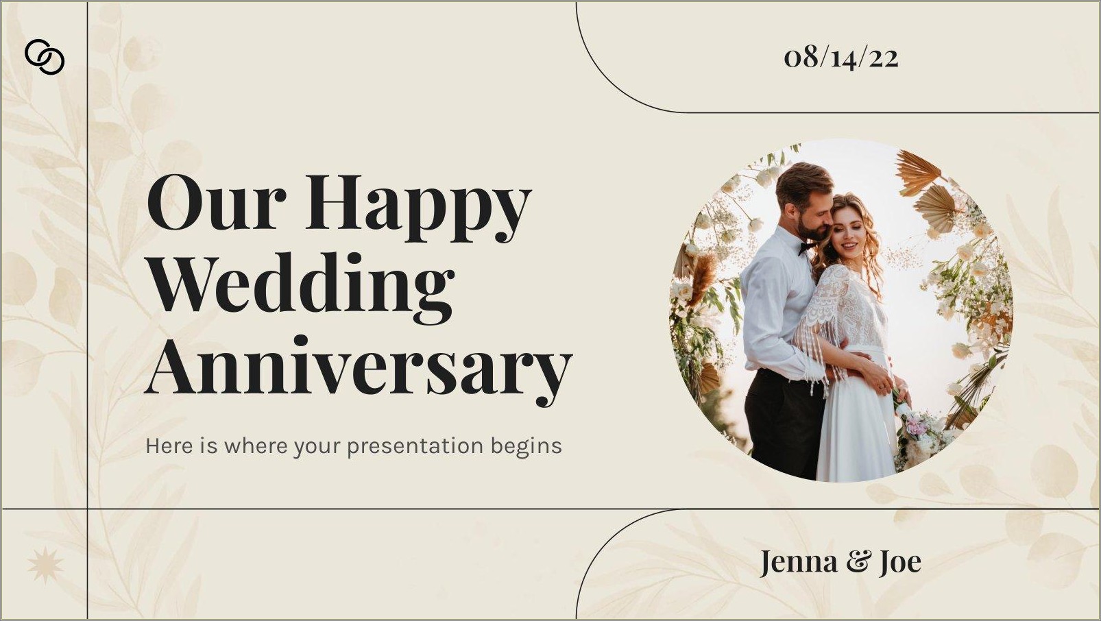 Free Pages Template Wedding Anniversary Photo