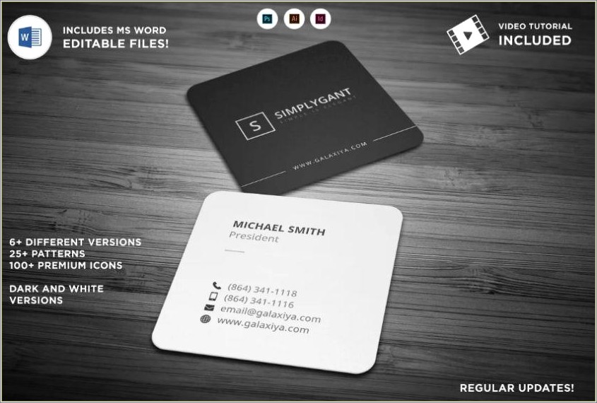 Free Pastor Word Business Card Templates