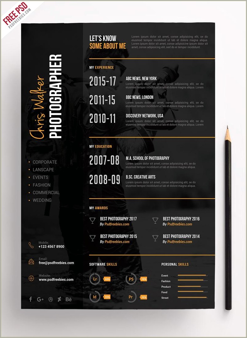 Free Photoshop Design Templates For Photographers