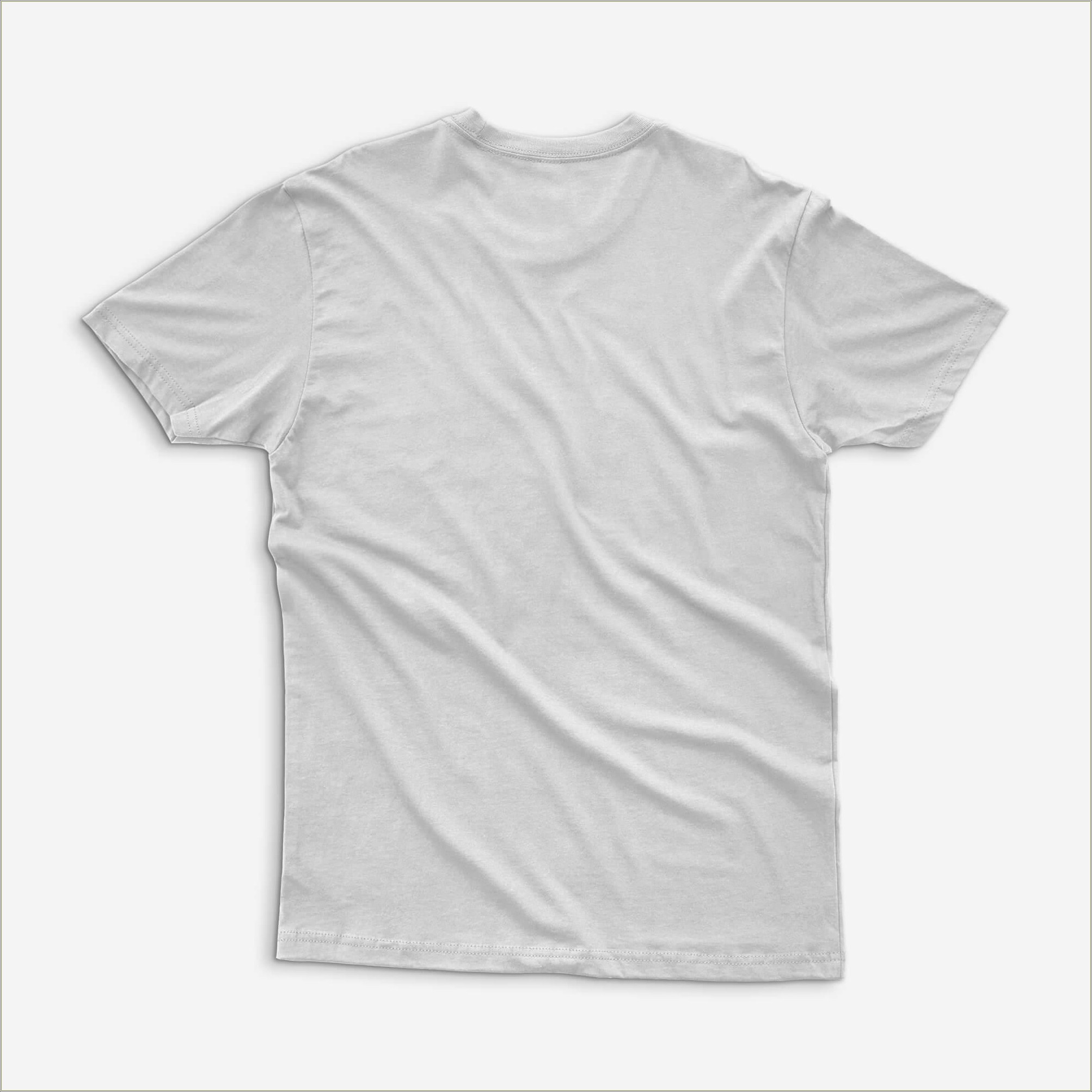 Free Plain T Shirt Mockup Template