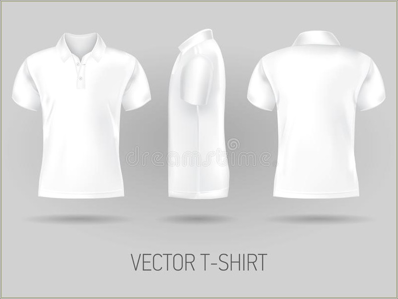 Free Polo T Shirt Vector Template