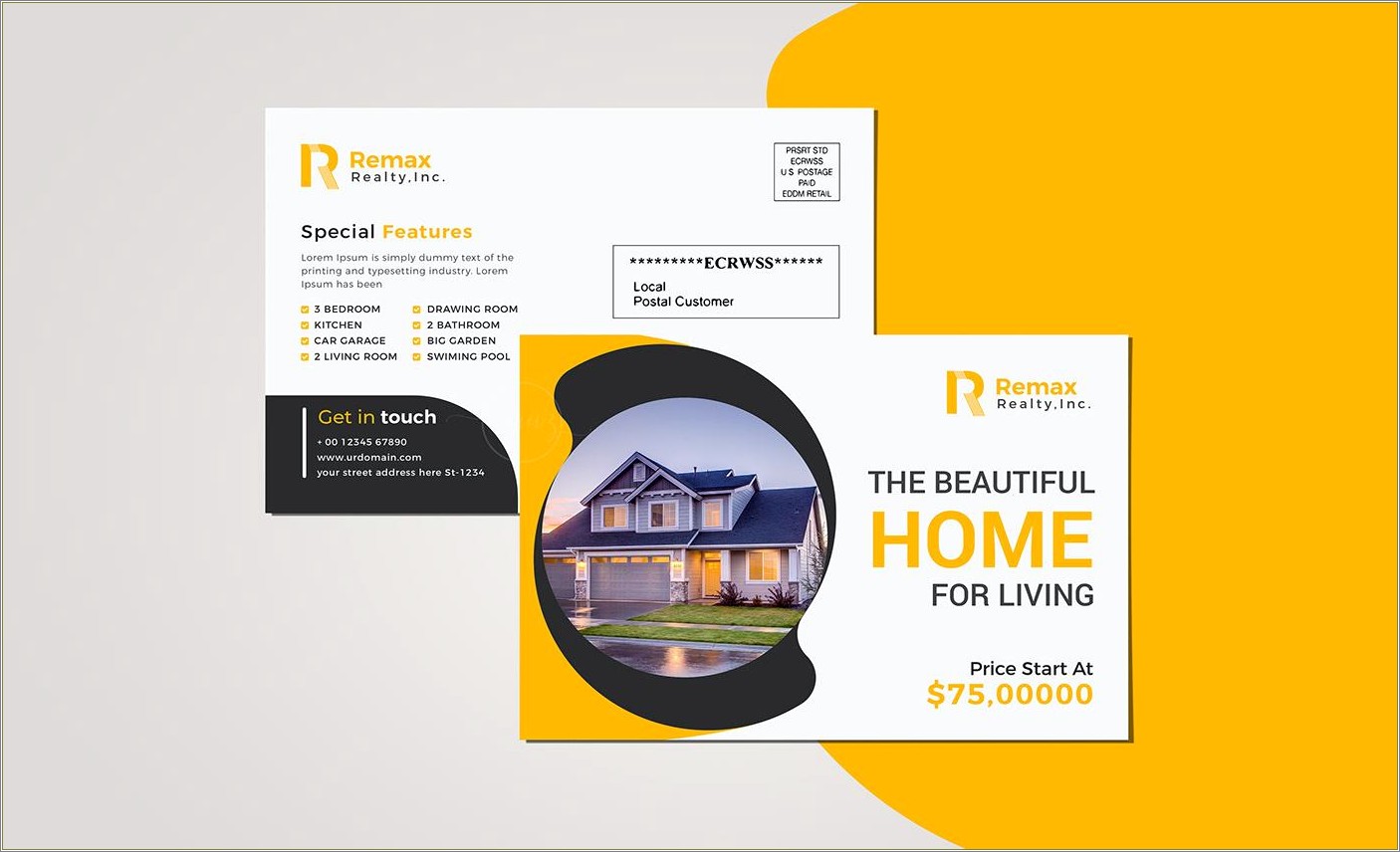 Free Postacards Templates For Real Estate