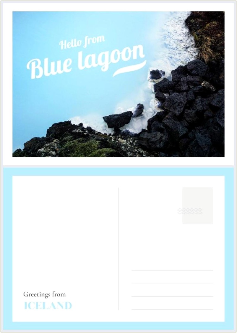 Free Postcard Template For Word Mac