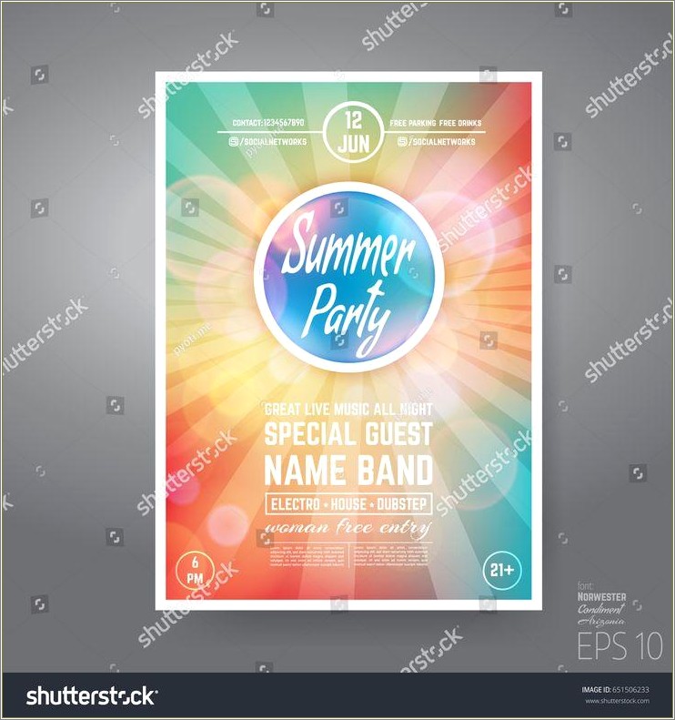 Free Poster Templates Jazz Music Minimal