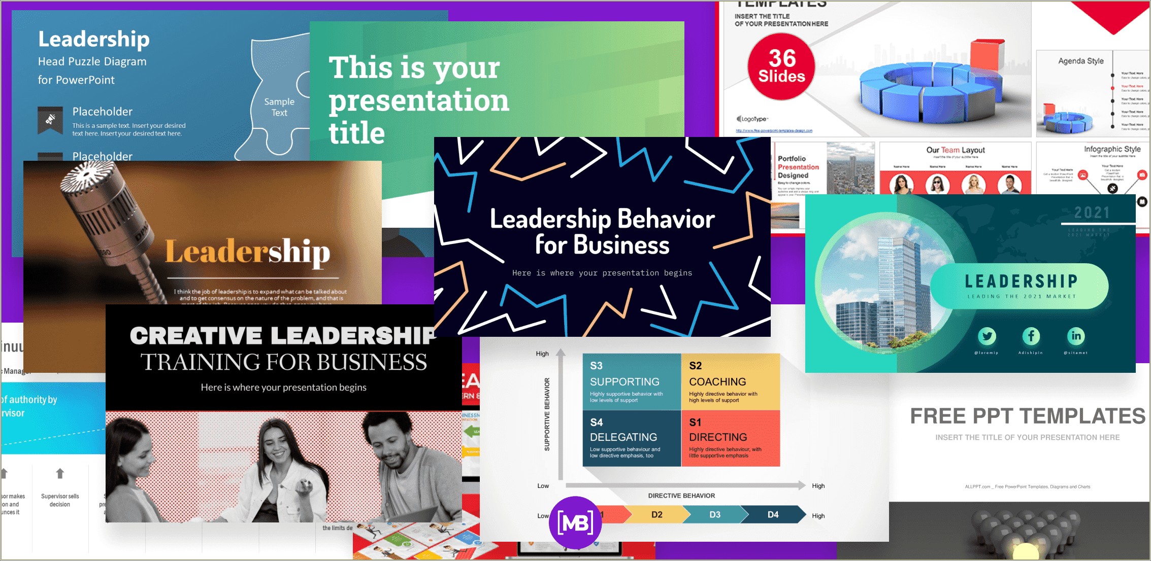 Free Powerpoint Templates For Leadership Presentation