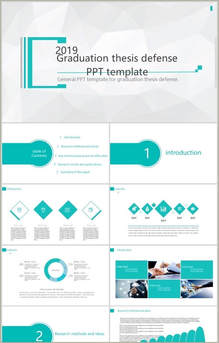 Free Powerpoint Templates For Phd Defense