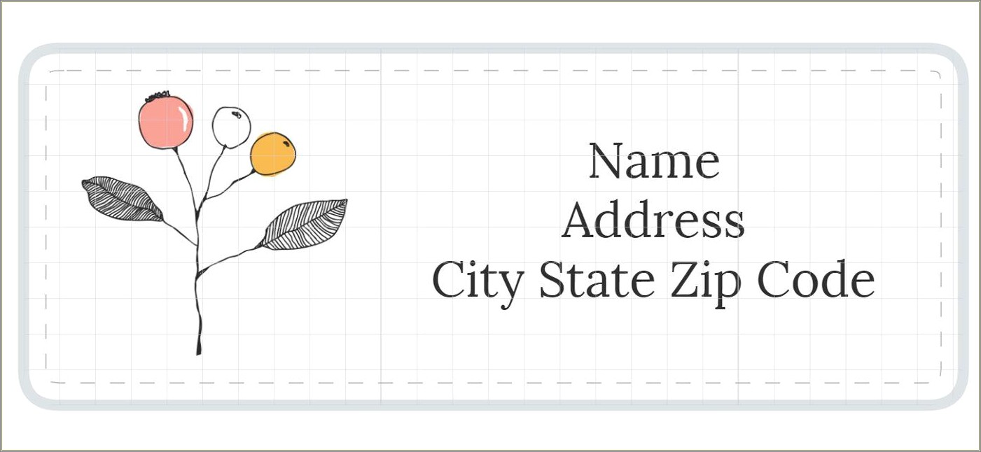Free Pre Designed Address Label Templates