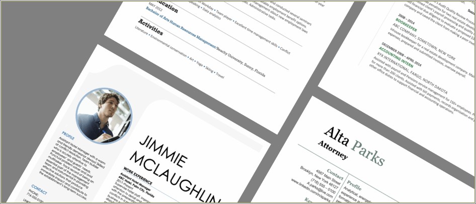 Where To Find Best Resume Models