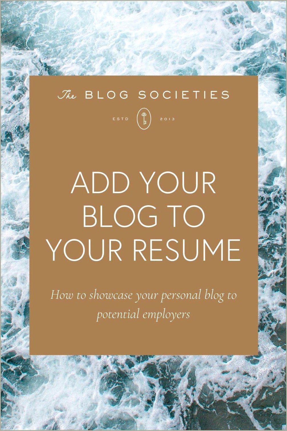 Where To Put A Blog On Your Resume