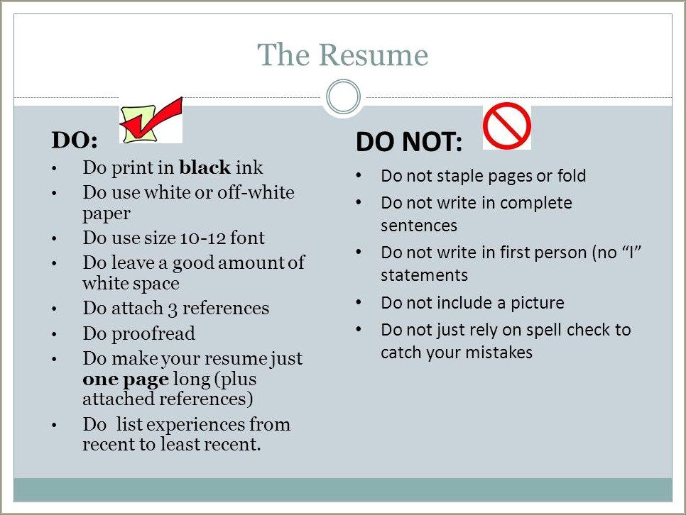 Where To Put Staple Fo For Resume Resume Example Gallery