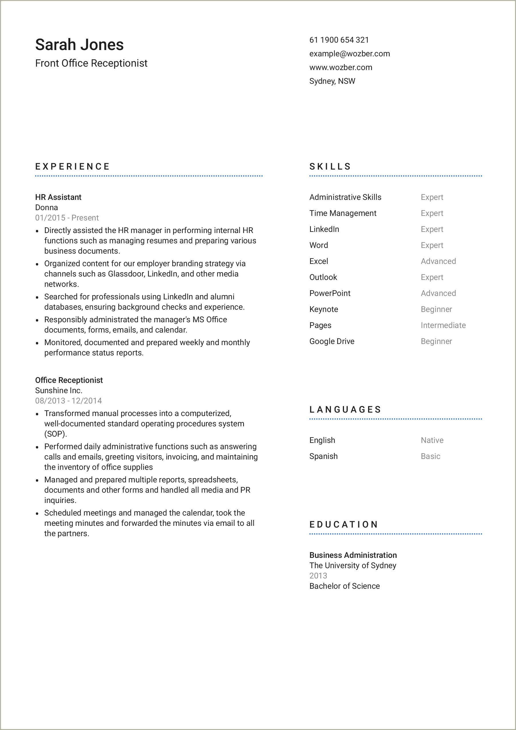 Wording Team Buidling On A Resume