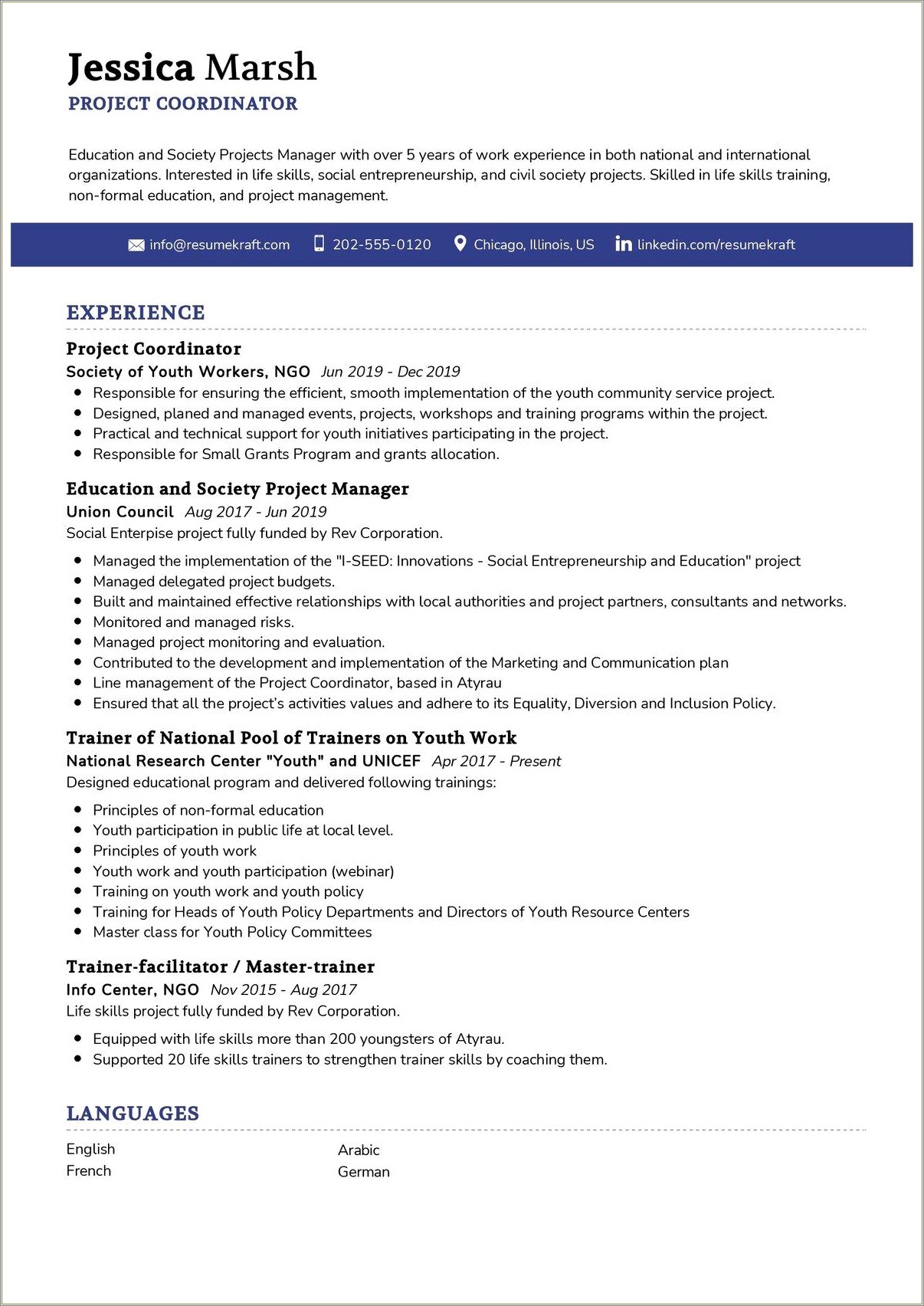 Work Base Learning Coordinator Resume Sampleas