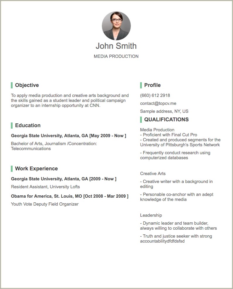 Write About Yourself Sample For Resume