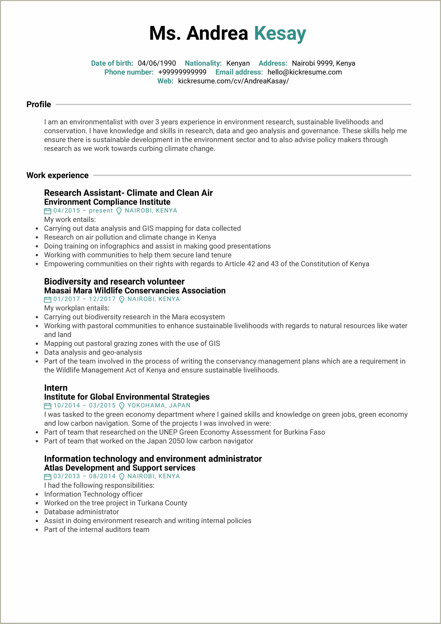 Writing Resume Objective For Internal Job