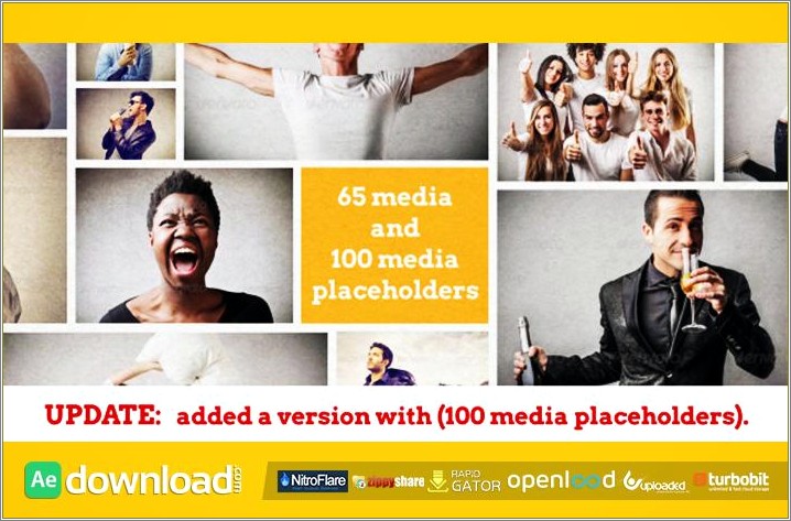 100 Photo Slideshow After Effects Template Free