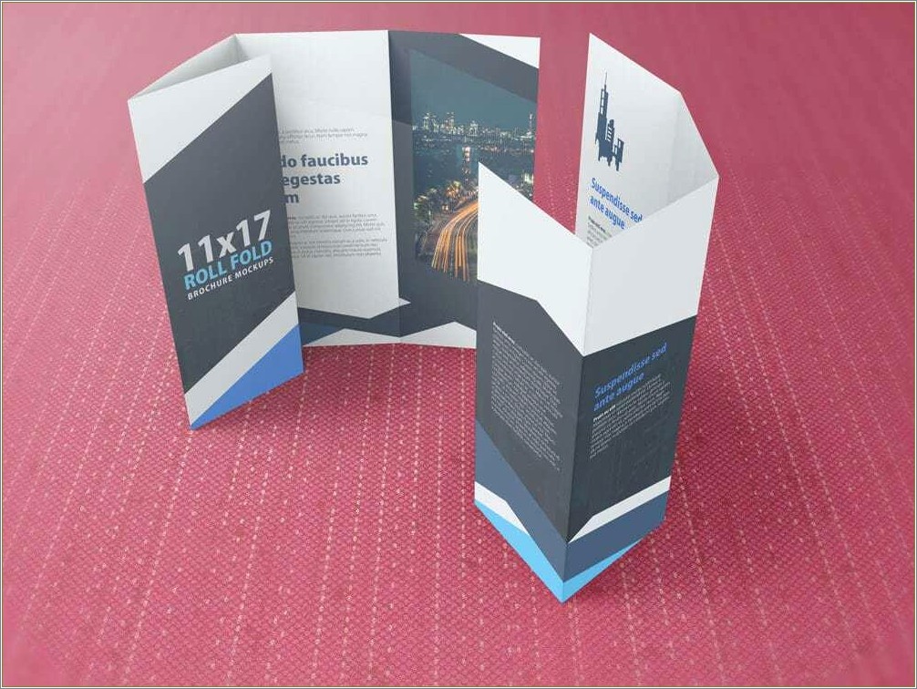 11 X 17 Half Fold Brochure Free Template