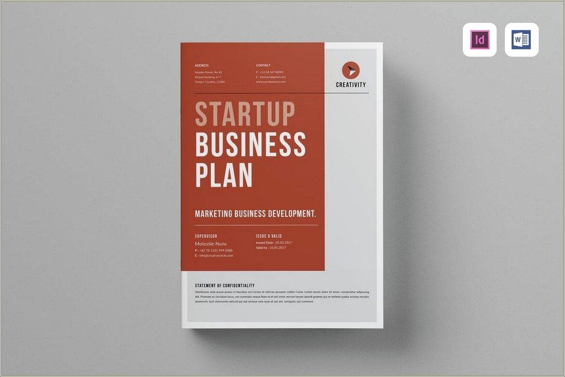 A Collection Of Business Startup Word Template Free