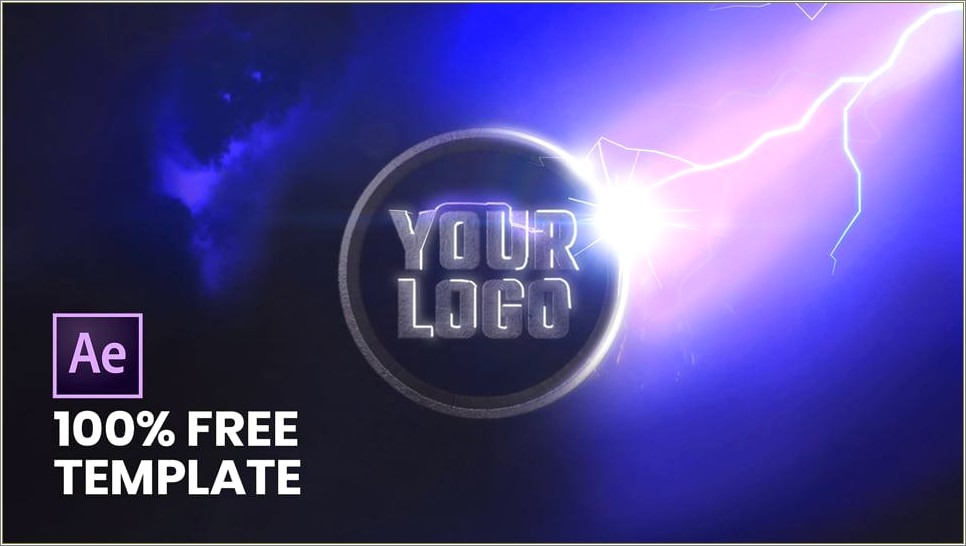 After Effects Cool Logo Animation Template Free