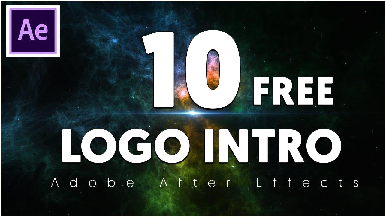 After Effects Logo Intro Templates Free Download Cs6