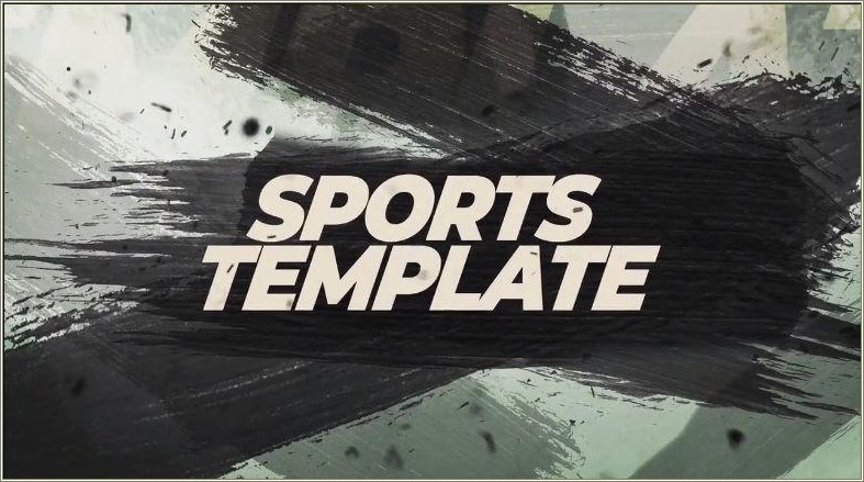 After Effects Sports Extreme Template Download Free