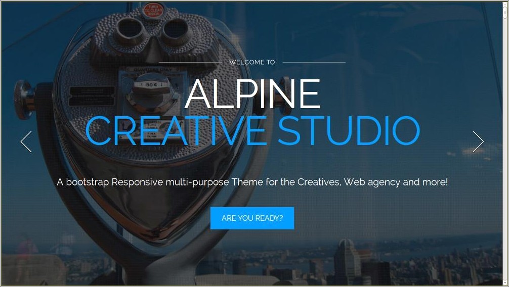 Alpine Responsive One Page Parallax Template Free Download