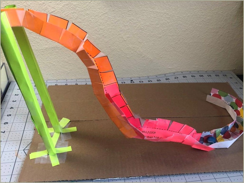 Andrew Gatt Paper Roller Coaster Templates Free
