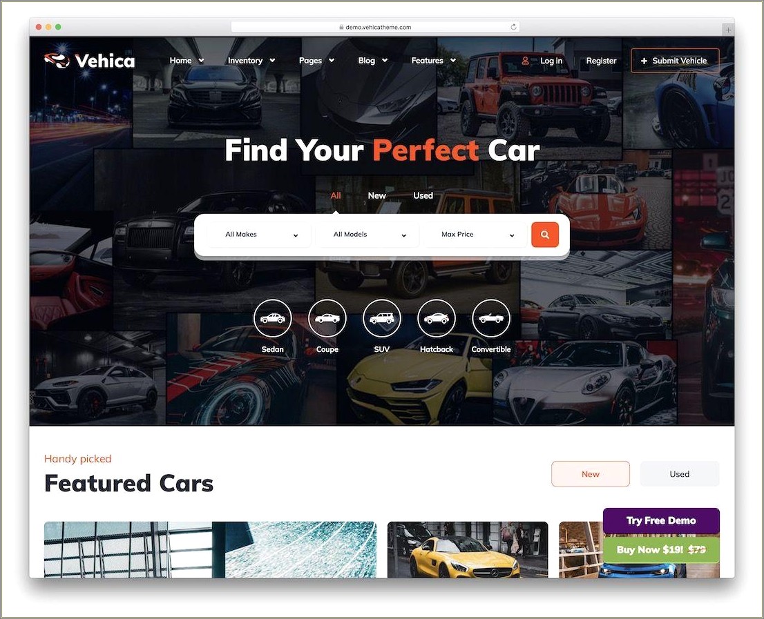 Automotive Car Dealership & Business Html Template Free Download