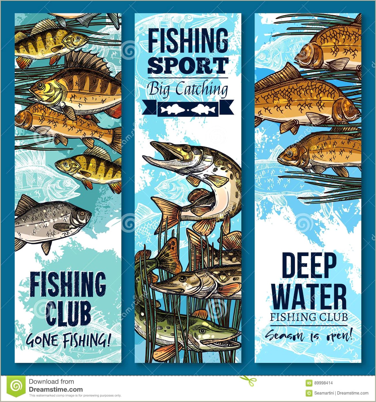 Bass Fishing Tournament Flyer Template Psd Free