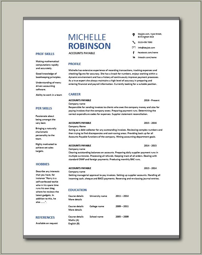 Best Accounting Resume Title Examples