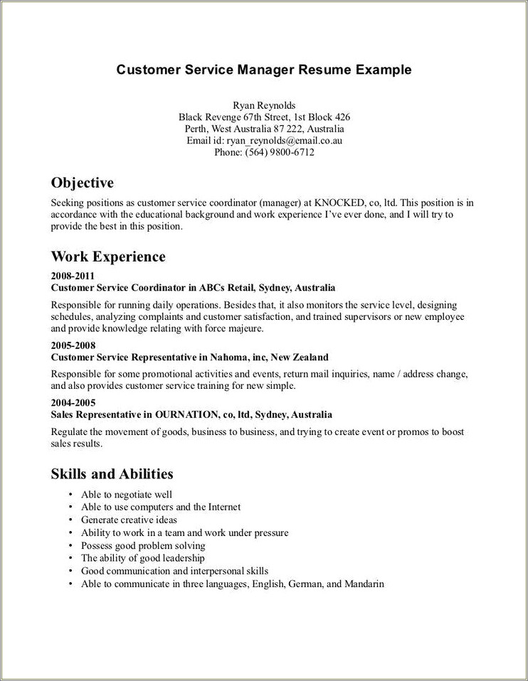 Best Objectives For Resume 2016