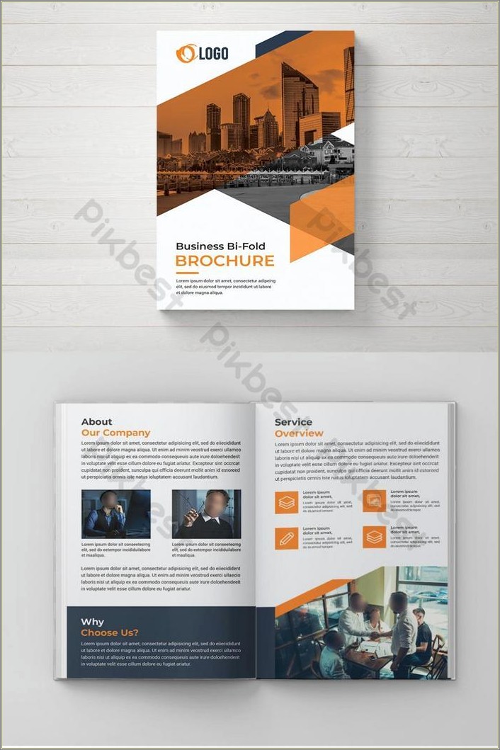 Bi Fold Brochure Psd Template Free Download