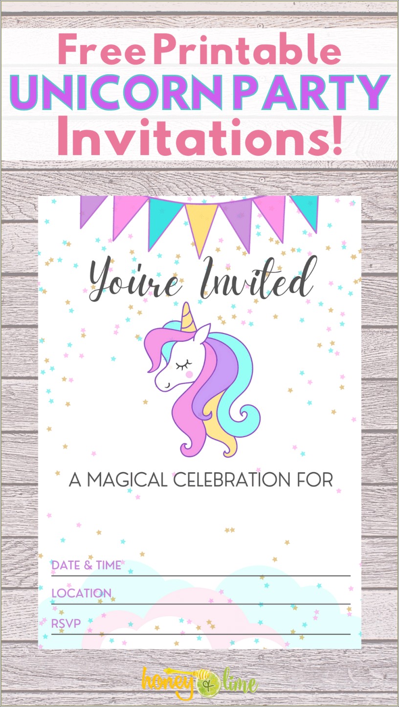 Birthday Party Invitations For Kids Free Templates