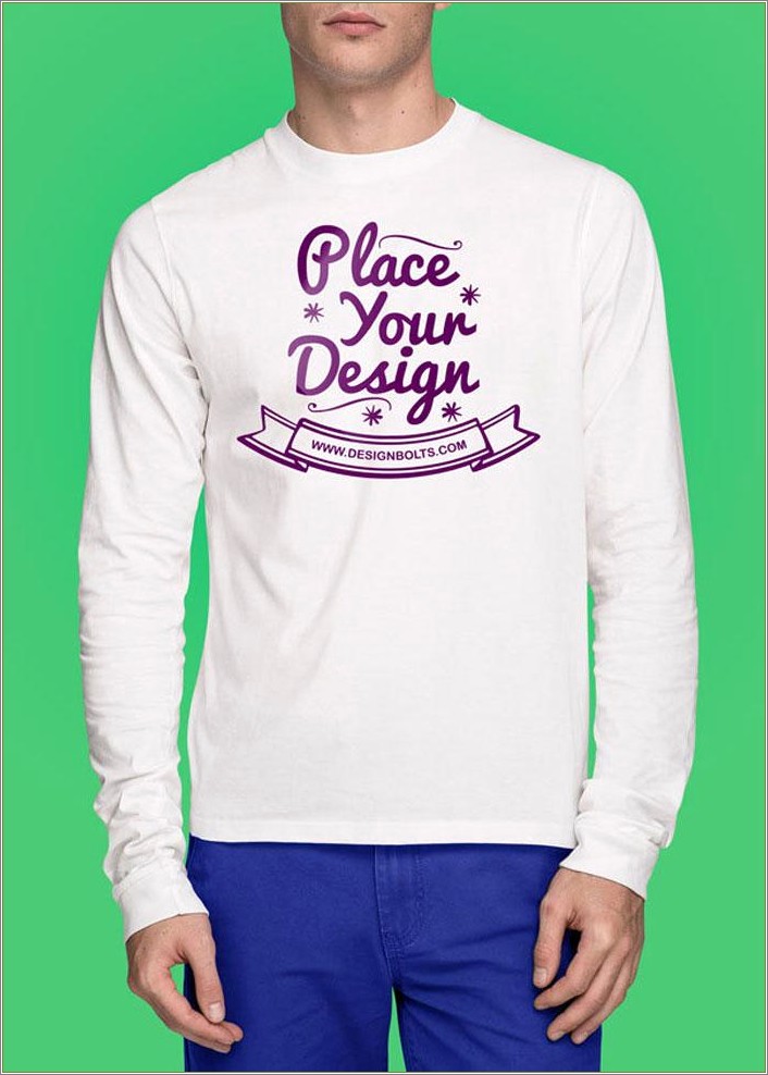 Blank T Shirt Template For Design Free Photoshop