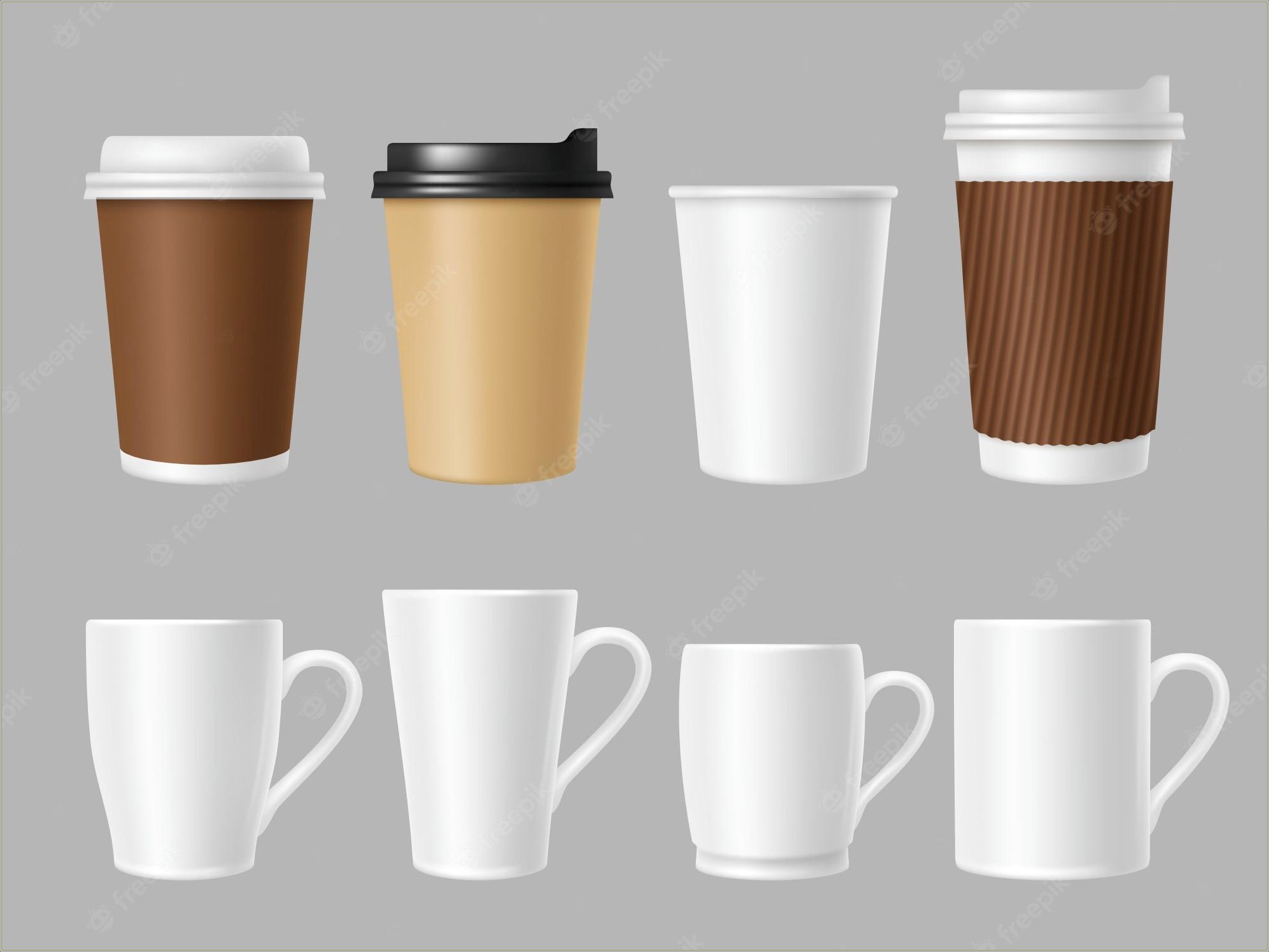 Blank White Coffee Mug Free Mock Up Template